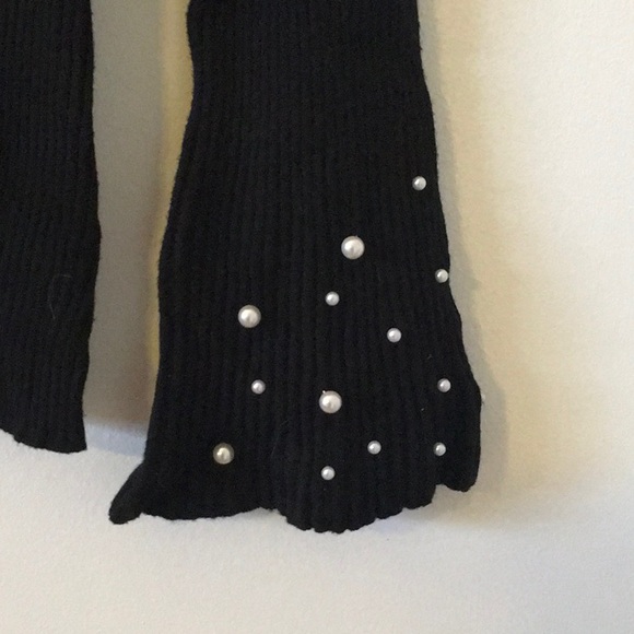Venus large sweater with bell sleeves embellished with pearls - Picture 2 of 2
